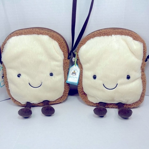 Jellycat AMUSEABLE TOAST BAG crossbody BNWT PRICE FIRM - Picture 10 of 13